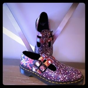 Dr Martens Size 9 Floral Mary Jane NWOB